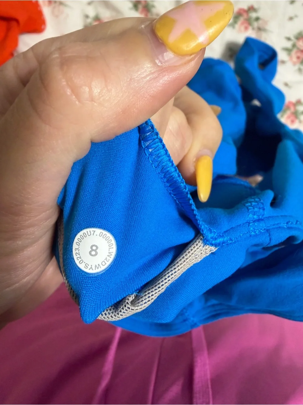 lululemon athletica Bright Blue Sports Bra